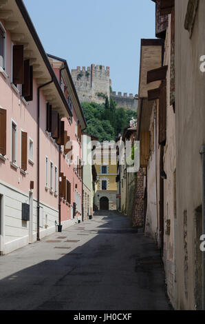 The comune of Soave of the Veneto region in the Province of Verona, northern Italy Stock Photo