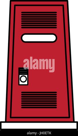 locker vector illustration Stock Vector