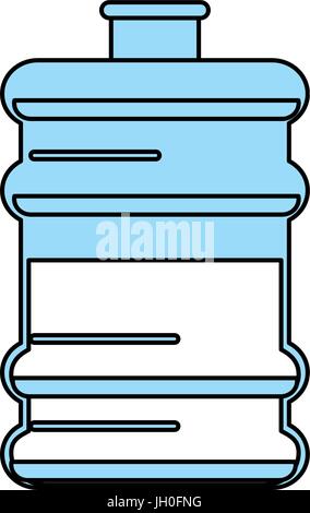 water gallon vector illustration Stock Vector