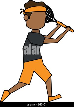 athlete sport avatar icon image  Stock Vector