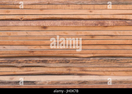 stacked up firewood logs in a pile for kindle. Stock Photo
