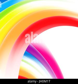 Vector abstract rainbow gradient mesh multicolored vibrant background. Stock Vector