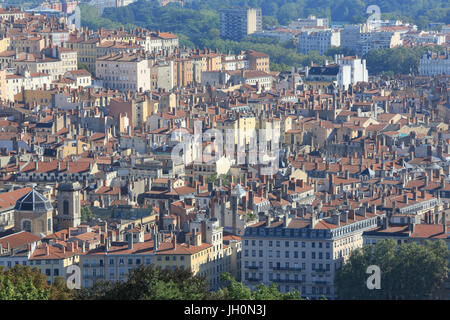 Panoramic view. Lyon.  France. Stock Photo