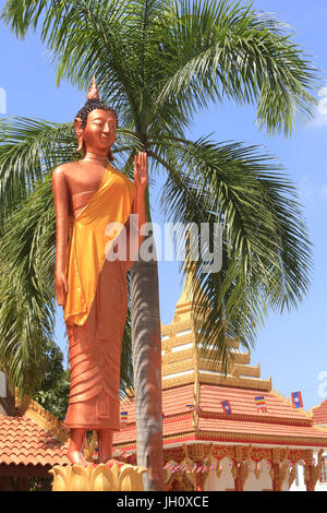 Buddha. Wat Simuong. Wat Si Muang. Vientiane. Laos. Stock Photo