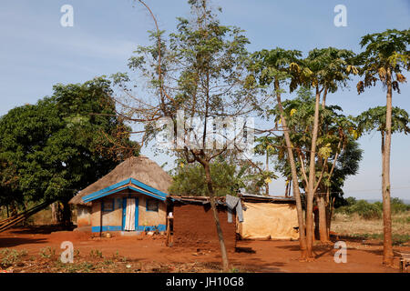 Kiryangondo refugee camp. Uganda. Stock Photo