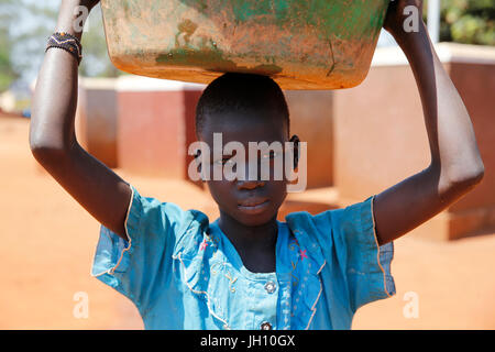 Kiryangondo refugee camp. Sudanese refugee. Uganda. Stock Photo