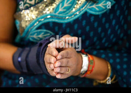 Jalaram Prathna hindu temple, Leicester. Diwali. United kingdom. Stock Photo