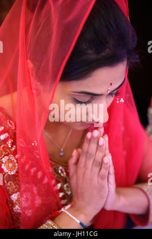 Jalaram Prathna hindu temple, Leicester. Diwali. United kingdom. Stock Photo