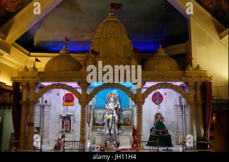 Jalaram Prathna hindu temple, Leicester. United kingdom. Stock Photo