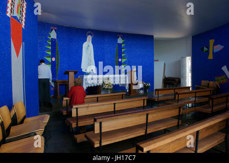 Our chapel Mrs. Fátima, city, Distrito Federal, Brasília, Braz Stock Photo