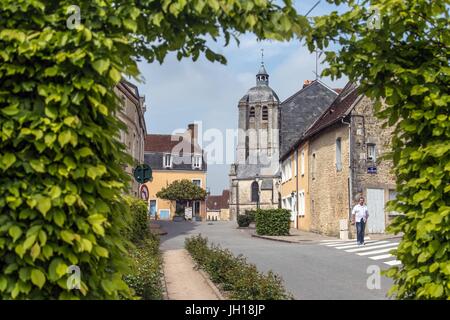 BELLEME,SMALL VILLAGE OF CHARACTER,(61) ORNE,LOWER-NORMANDY,FRANCE Stock Photo