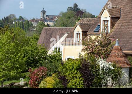 BELLEME,SMALL VILLAGE OF CHARACTER,(61) ORNE,LOWER-NORMANDY,FRANCE Stock Photo