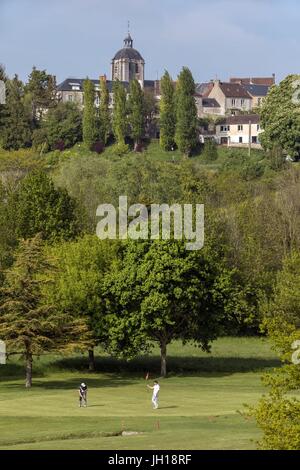 BELLEME,SMALL VILLAGE OF CHARACTER,(61) ORNE,LOWER-NORMANDY,FRANCE Stock Photo