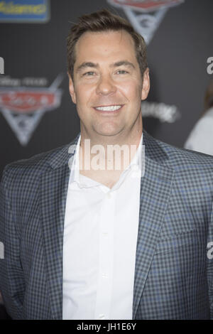 World Premiere of Disney and Pixar's 'Cars 3' at Anaheim Convention Center in Anaheim, California.  Featuring: Brian Fee Where: Anaheim, California, United States When: 10 Jun 2017 Credit: Eugene Powers/WENN.com Stock Photo