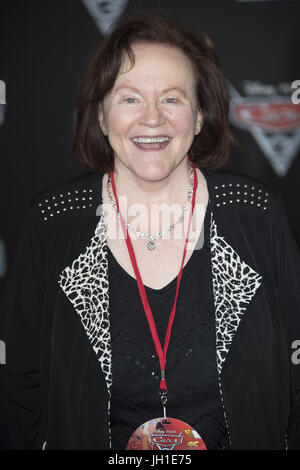 World Premiere of Disney and Pixar's 'Cars 3' at Anaheim Convention Center in Anaheim, California.  Featuring: Edie McClurg Where: Anaheim, California, United States When: 10 Jun 2017 Credit: Eugene Powers/WENN.com Stock Photo