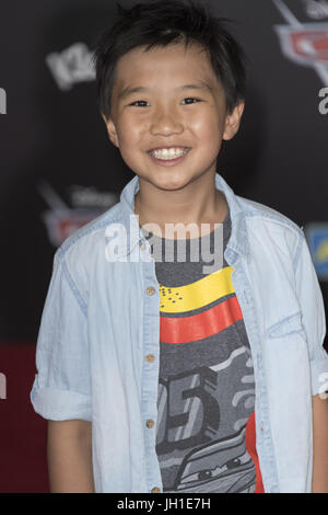 World Premiere of Disney and Pixar's 'Cars 3' at Anaheim Convention Center in Anaheim, California.  Featuring: Ian Chen Where: Anaheim, California, United States When: 10 Jun 2017 Credit: Eugene Powers/WENN.com Stock Photo