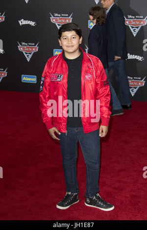 World Premiere of Disney and Pixar's 'Cars 3' at Anaheim Convention Center in Anaheim, California.  Featuring: Kampan Lucas Where: Anaheim, California, United States When: 10 Jun 2017 Credit: Eugene Powers/WENN.com Stock Photo