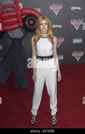 World Premiere of Disney and Pixar's 'Cars 3' at Anaheim Convention Center in Anaheim, California.  Featuring: Katherine McNamara Where: Anaheim, California, United States When: 10 Jun 2017 Credit: Eugene Powers/WENN.com Stock Photo