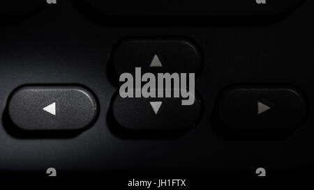 Left key Button on Computer Keyboard Stock Photo
