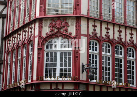 Rouen heritage house. France. Stock Photo