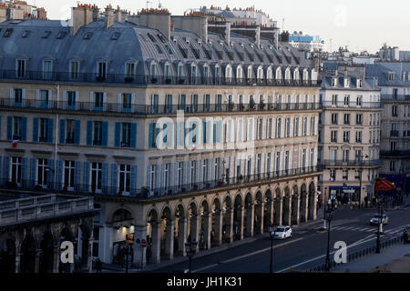 Rue de Rivoli, Paris. France. Stock Photo