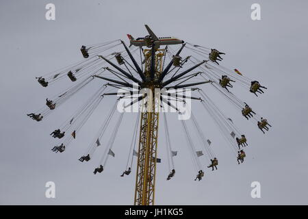 Fun fair ride. France. Stock Photo