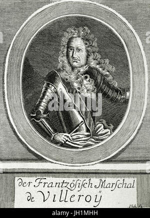 Francois de Neufville, duc de Villeroy Leclerc Stock Photo - Alamy