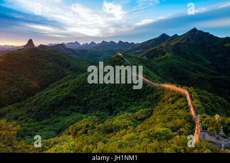 Great wall of China Stock Photo