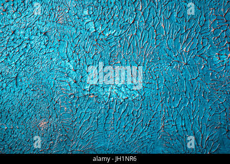 Abstract turquoise concrete background. Top view Stock Photo