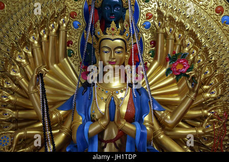Bodhisattva  Avalokitesvara. Guanyin statue ( Quan Am ).  Vung Tau. Vietnam. Stock Photo