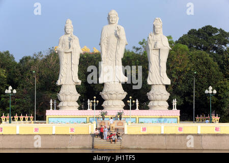 Dai Tong Lam Tu Buddhist Temple.  Ba Ria. Vietnam. Stock Photo