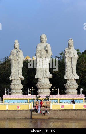 Dai Tong Lam Tu Buddhist Temple.  Ba Ria. Vietnam. Stock Photo