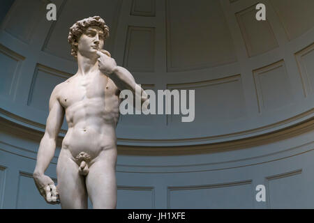 Marble Sculpture of David, by Michelangelo, 1501-1504, Accademia ...