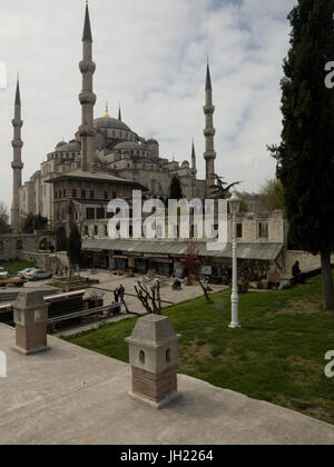 Arasta Bazaar , Sultan Ahmet Blue Mosque  ,  istanbul  TURKEY Stock Photo