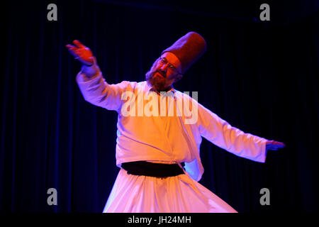 Sufi show in Paris. France. Stock Photo
