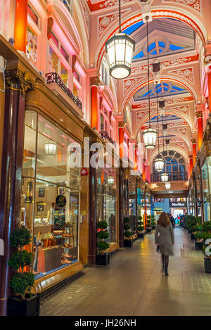 The Royal Arcade, Old Bond Street, London, England, United Kingdom, Europe Stock Photo
