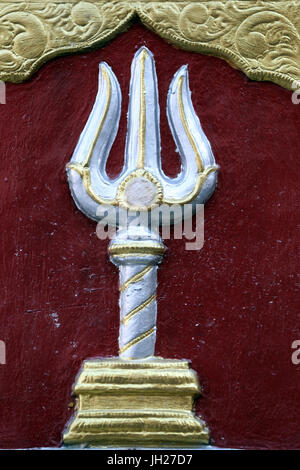hindu shiva sri temple statue alamy mariamman trident singapore deity