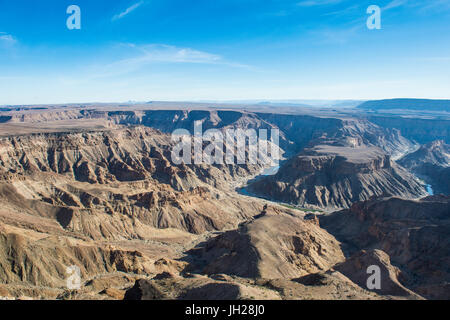 View over the Fish River Canyon, Namibia, Africa Stock Photo