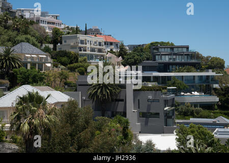 Expensive housing in Bantry Bay, Cape Town, South Africa, Africa Stock Photo