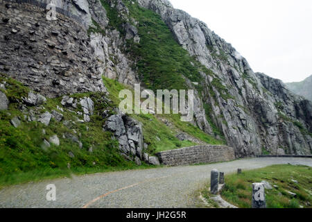 Switzerland, Canton Ticino, Tremola road Stock Photo