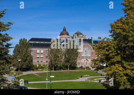 STOCKHOLM, SWEDEN - SEPTEMBER 20, 2016: Stockholm University buildings and parks Stock Photo