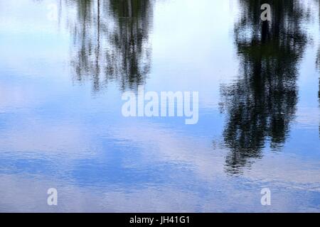 water reflection, Abstract reflection Stock Photo