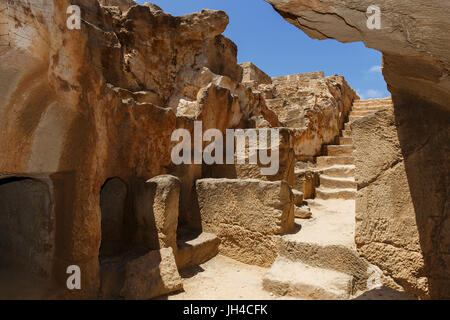 The Tombs of the Kings in Paphos, Cyprus Stock Photo