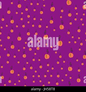 Seamless pattern of stylized childish apples vector Stock Vector