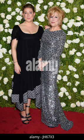 (L-R) Sophie Von Haselberg and Bette Midler attend the 71st Annual Tony