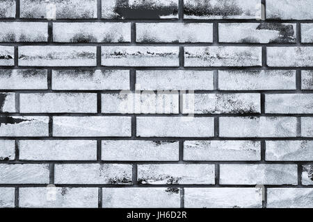 White paint copy space on brick wall, urban grunge background surface Stock Photo