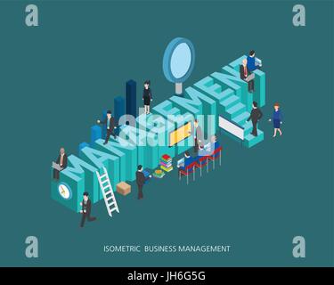 Flat 3d isometric vector illustration stock market concept design, Abstract urban modern style, high quality business series. Stock Vector