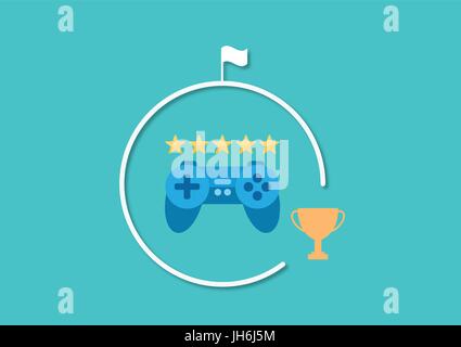 Set of flat illustration design business concept Stock Vector