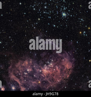 The broad vista of young stars and gas clouds in our neighbouring Stock ...