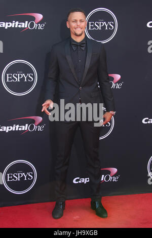 Los Angeles, Ca, USA. 12th July, 2017. Steph Curry at The 25th ESPYS at the Microsoft Theatre in Los Angeles, California on July 12, 2017. Credit: Faye Sadou/Media Punch/Alamy Live News Stock Photo